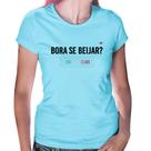 Baby Look Bora se beijar Sim ou Claro - Foca na Moda