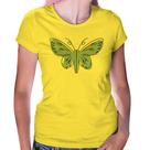 Baby Look Borboleta Abstrata - Foca na Moda