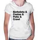 Baby Look Borboleta & Costas & Peito & Crawl - Foca na Moda