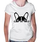 Baby Look Cachorro Boston Terrier - Foca na Moda Baby Look Cachorro Boston Terrier - Foca na Moda