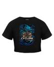 Baby Look Cyclone Cropped Mystic Dragon Metal