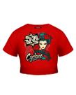 Baby Look Cyclone Cropped Oriental Samurai Metal
