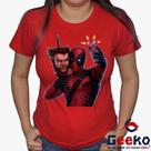 Baby Look Deadpool e Wolverine 100% Algodão - Geeko Baby Look Deadpool e Wolverine 100% Algodão - Geeko