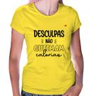Baby Look Desculpas não queimam calorias - Foca na Moda Baby Look Desculpas não queimam calorias - Foca na Moda