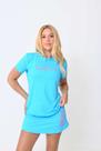 Baby Look Dry Cool Raquete Azul Claro