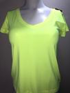Baby look dry Fit Amarelo neon tamanho M Baby look dry Fit Amarelo neon tamanho M