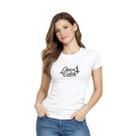 Baby Look Feminina 100% Algodão Católica Estampa em DTF Jesus no Controle EI-2627