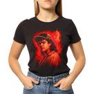 Baby Look Feminina Stranger Things Dustin Exclusiva Baby Look Feminina Stranger Things Dustin Exclusiva