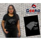 Baby Look Game of Thrones - Winter is Coming - House Stark - Geeko Baby Look Game of Thrones - Winter is Coming - House Stark - Geeko