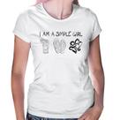 Baby Look I Am A Simple Girl - Foca na Moda