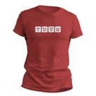 Baby Look Igreja do Evangelho Quadrangular Camiseta Feminina Tamanho:PCor:Vermelha