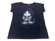Baby Look Mickey Esqueleto Camiseta Baby Look Blusa Blusinha Feminina Sfm467 BM Baby Look Mickey Esqueleto Camiseta Baby Look Blusa Blusinha Feminina Sfm467 BM