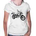 Baby Look Moto F 800 GS Traços - Foca na Moda