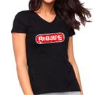 Baby Look Preta Feminina Rebelde RBD