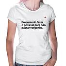 Baby Look Procurando fazer o possível para não passar vergonha - Foca na Moda Baby Look Procurando fazer o possível para não passar vergonha - Foca na Moda