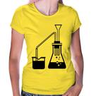 Baby Look Química Erlenmeyer e Bequer - Foca na Moda