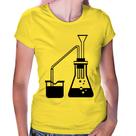 Baby Look Química Erlenmeyer e Bequer - Foca na Moda