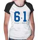 Baby Look Raglan 6x1 Eu sei que seis lembram - Foca na Moda Baby Look Raglan 6x1 Eu sei que seis lembram - Foca na Moda
