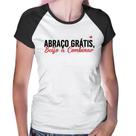 Baby Look Raglan Abraço grátis, beijo a combinar - Foca na Moda