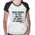 Baby Look Raglan Adapt to change - Foca na Moda