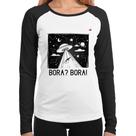 Baby Look Raglan Bora Bora! Manga Longa - Foca na Moda