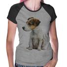 Baby Look Raglan Cachorro Jack Russell Terrier - Foca na Moda Baby Look Raglan Cachorro Jack Russell Terrier - Foca na Moda