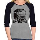 Baby Look Raglan Caminhão Heavy Cargo Caminhoneiro Manga 3/4 - Foca na Moda Baby Look Raglan Caminhão Heavy Cargo Caminhoneiro Manga 3/4 - Foca na Moda