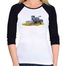 Baby Look Raglan Colheitadeira Manga 3/4 - Foca na Moda Baby Look Raglan Colheitadeira Manga 3/4 - Foca na Moda