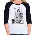 Baby Look Raglan Deusa Ceres Manga 3/4 - Foca na Moda Baby Look Raglan Deusa Ceres Manga 3/4 - Foca na Moda