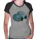 Baby Look Raglan Fusca Besouro - Foca na Moda