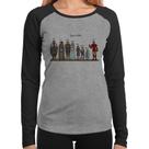 Baby Look Raglan House Stark Tony Stark Manga Longa - Foca na Moda