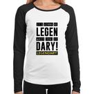 Baby Look Raglan It's gonna be Legendary Manga Longa - Foca na Moda
