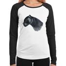 Baby Look Raglan Jaguar Manga Longa - Foca na Moda Baby Look Raglan Jaguar Manga Longa - Foca na Moda