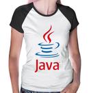 Baby Look Raglan Java Café - Foca na Moda Baby Look Raglan Java Café - Foca na Moda