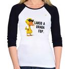 Baby Look Raglan Lanso a braba fdp Manga 3/4 - Foca na Moda