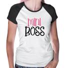Baby Look Raglan Mini Boss - Foca na Moda