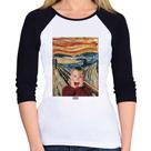 Baby Look Raglan O grito 2020 Manga 3/4 - Foca na Moda
