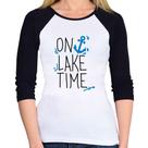 Baby Look Raglan On Lake Time Manga 3/4 - Foca na Moda