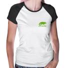 Baby Look Raglan openSUSE Linux - Foca na Moda