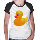 Baby Look Raglan Patinho de Borracha - Foca na Moda
