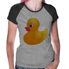 Baby Look Raglan Patinho de Borracha - Foca na Moda