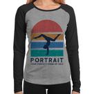 Baby Look Raglan Portrait Your Perfect Form Of Self Manga Longa - Foca na Moda Baby Look Raglan Portrait Your Perfect Form Of Self Manga Longa - Foca na Moda
