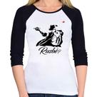 Baby Look Raglan Rusbé Manga 3/4 - Foca na Moda