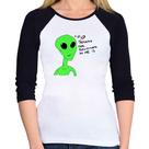 Baby Look Raglan Thank's For Believing In Me Alien Manga 3/4 - Foca na Moda