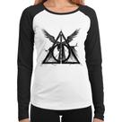 Baby Look Raglan The Tale of the Three Brothers Manga Longa - Foca na Moda
