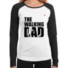 Baby Look Raglan The Walking Dad Paródia Meme Manga Longa - Foca na Moda Baby Look Raglan The Walking Dad Paródia Meme Manga Longa - Foca na Moda