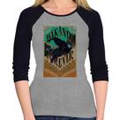 Baby Look Raglan Wakanda Forever Manga 3/4 - Foca na Moda