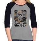 Baby Look Raglan We all have monsters within Manga 3/4 - Foca na Moda