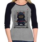 Baby Look Raglan You cat see my ninja moves Manga 3/4 - Foca na Moda