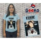 Baby Look Stranger Things 100% Algodão - Eddie Munson - Geeko